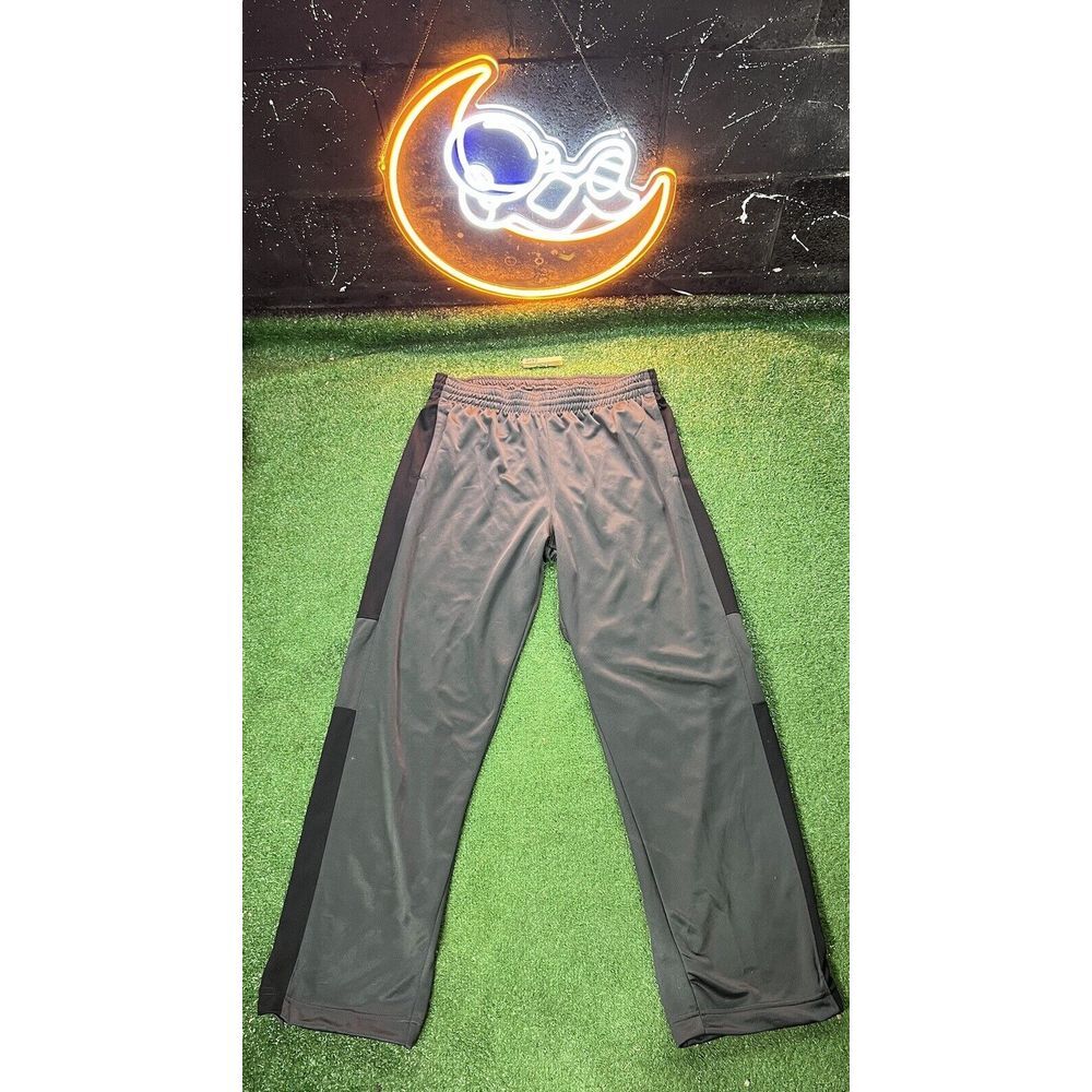 Vintage Nike Y2K Gray Mens Jersey Type Joggers size XL Wide Leg Gray Tag - Picture 1 of 5
